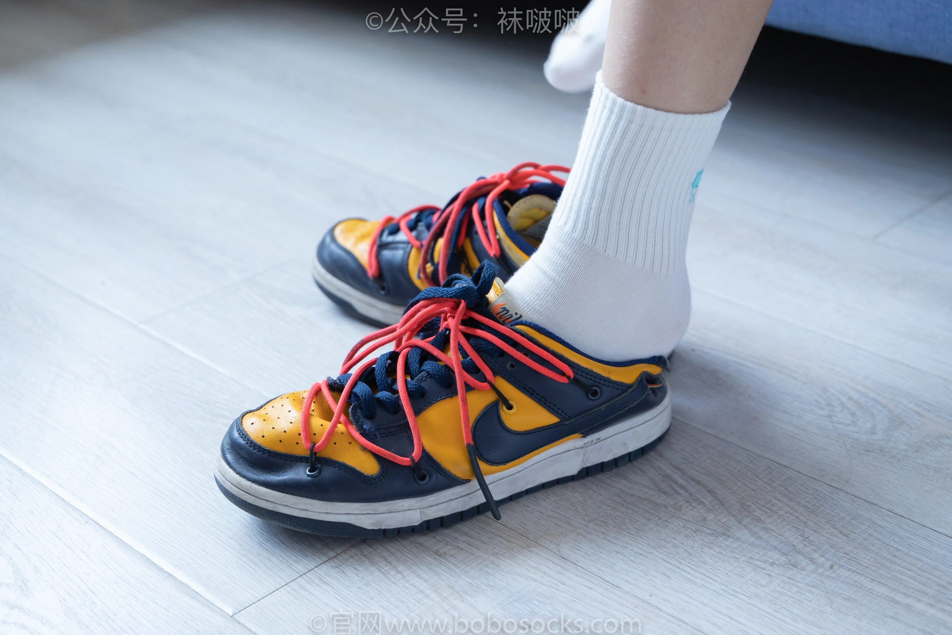 [BoBoSocks袜啵啵]NO.009 果冻-耐克板鞋、白棉袜、裸足 0